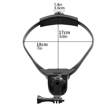 1 pezzo 360 ° Supporto pettorale per GoPro Hero 13 12 11 10 9 8 7 6 5 SJCAM AKASO Insta360 X4 X2 X3 DJI Osmo Action 4 3 2 Accessori per fotocamera