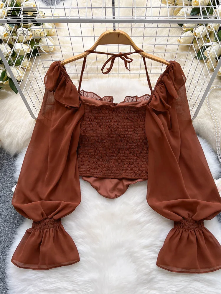 ★送料・関税込★sinoon★RIBBON PUFF LONG SLEEVE★ S6a4b9eaa7df64fa0b56c14f6dc28c