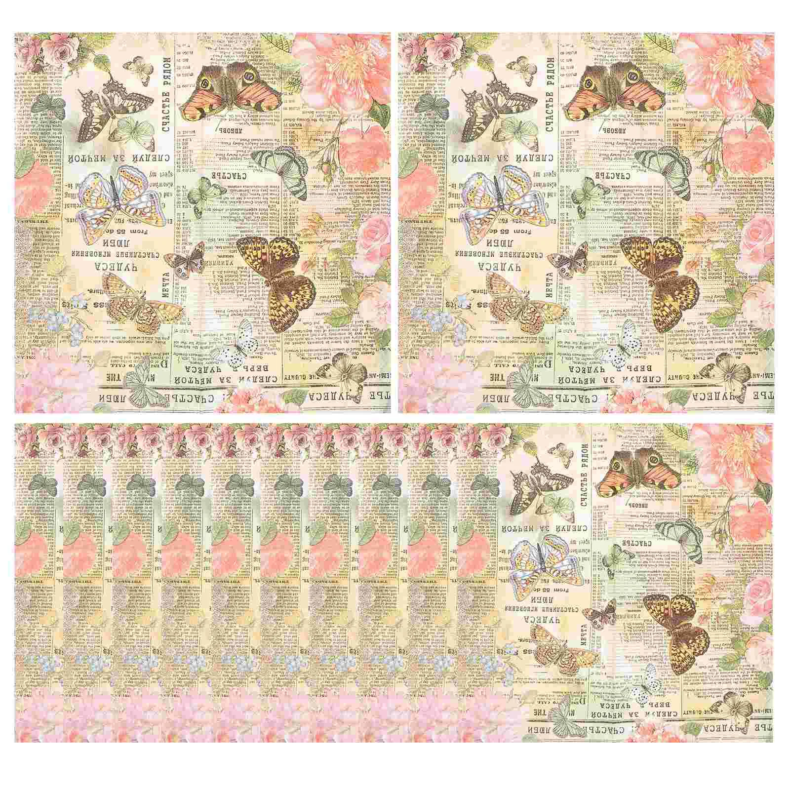 

Декоративные бумажные салфетки, очаровательные салфетки с красочным принтом, декоративные салфетки-бабочки, салфетки для украшения вечеринки