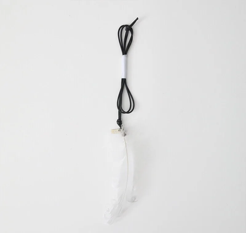 Handmade feather design retro necklace