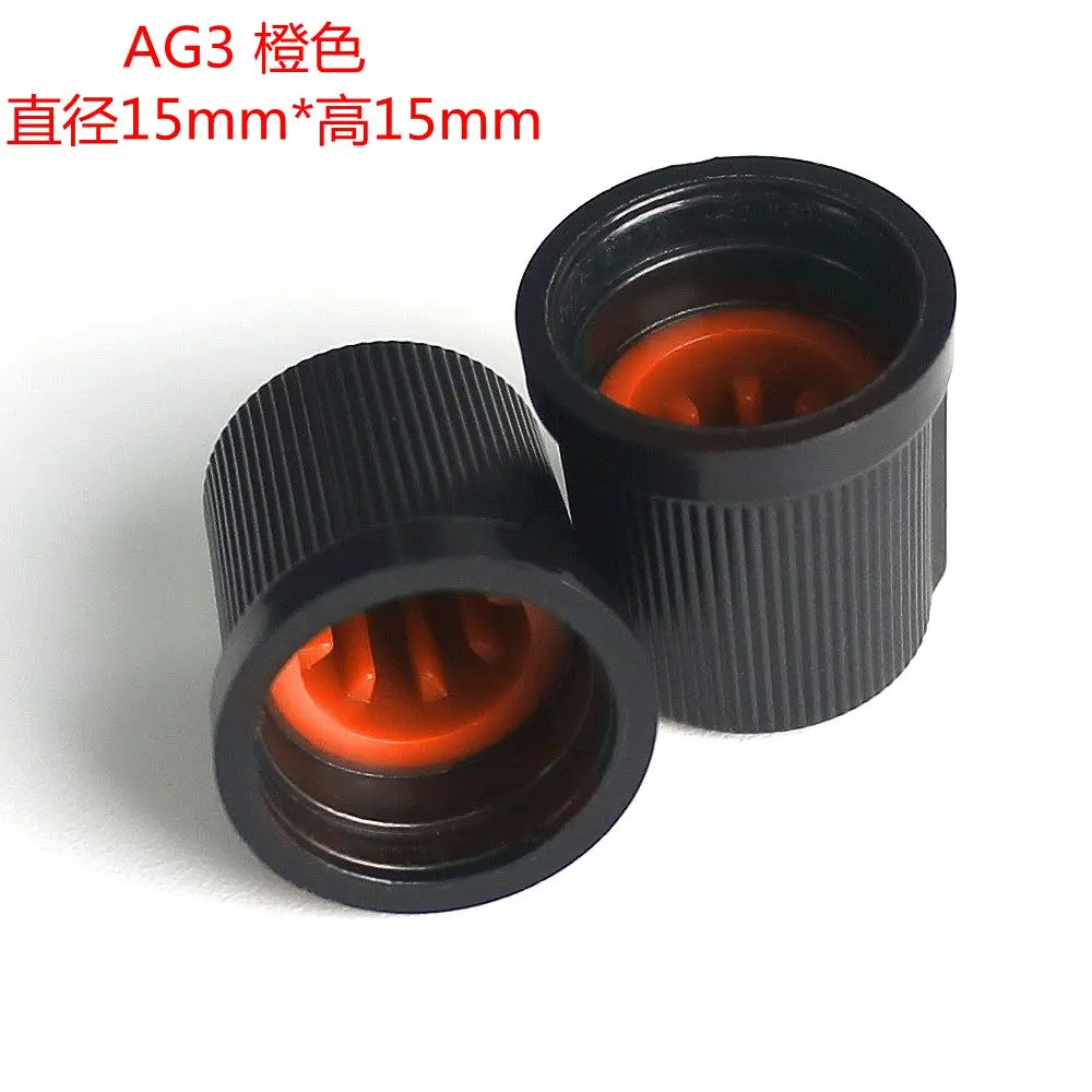 10pcs AG3 Switch Hat Cap WH148 RV09 EC11 Plastic Rotary Switch Knob 15*17mm Shaft 6MM Potentiometer Power Amplifier