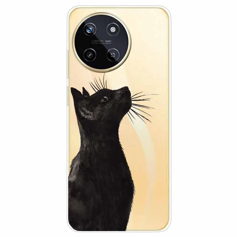 Transparent Cute Soft Silicone TPU Phone Case - Clear Protective Cover