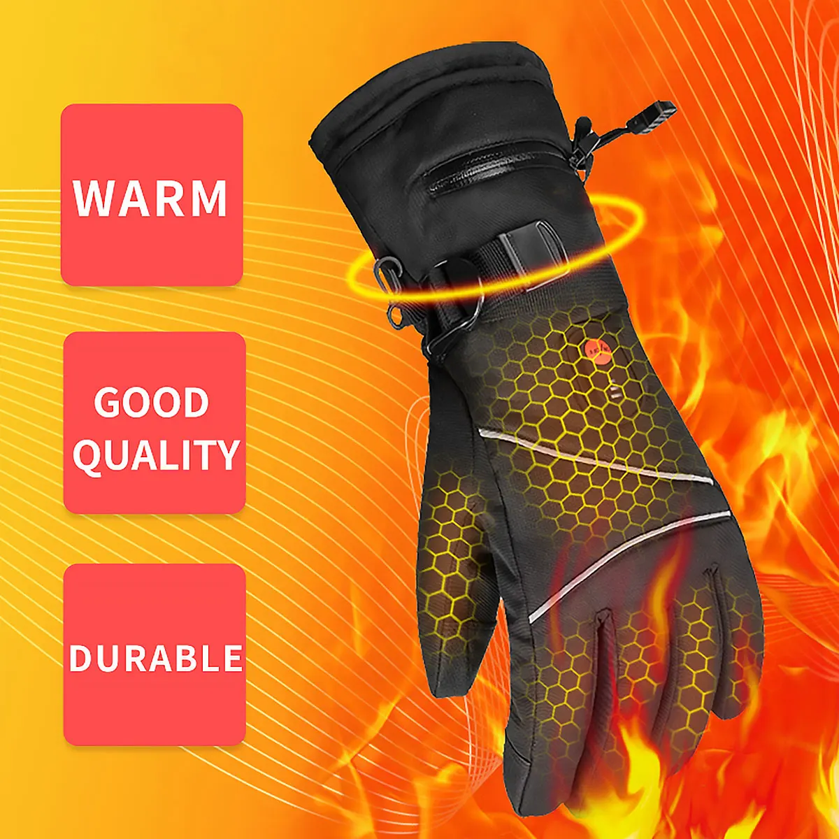 USB Electric Heated Gloves with Mode Warm Heated Gloves