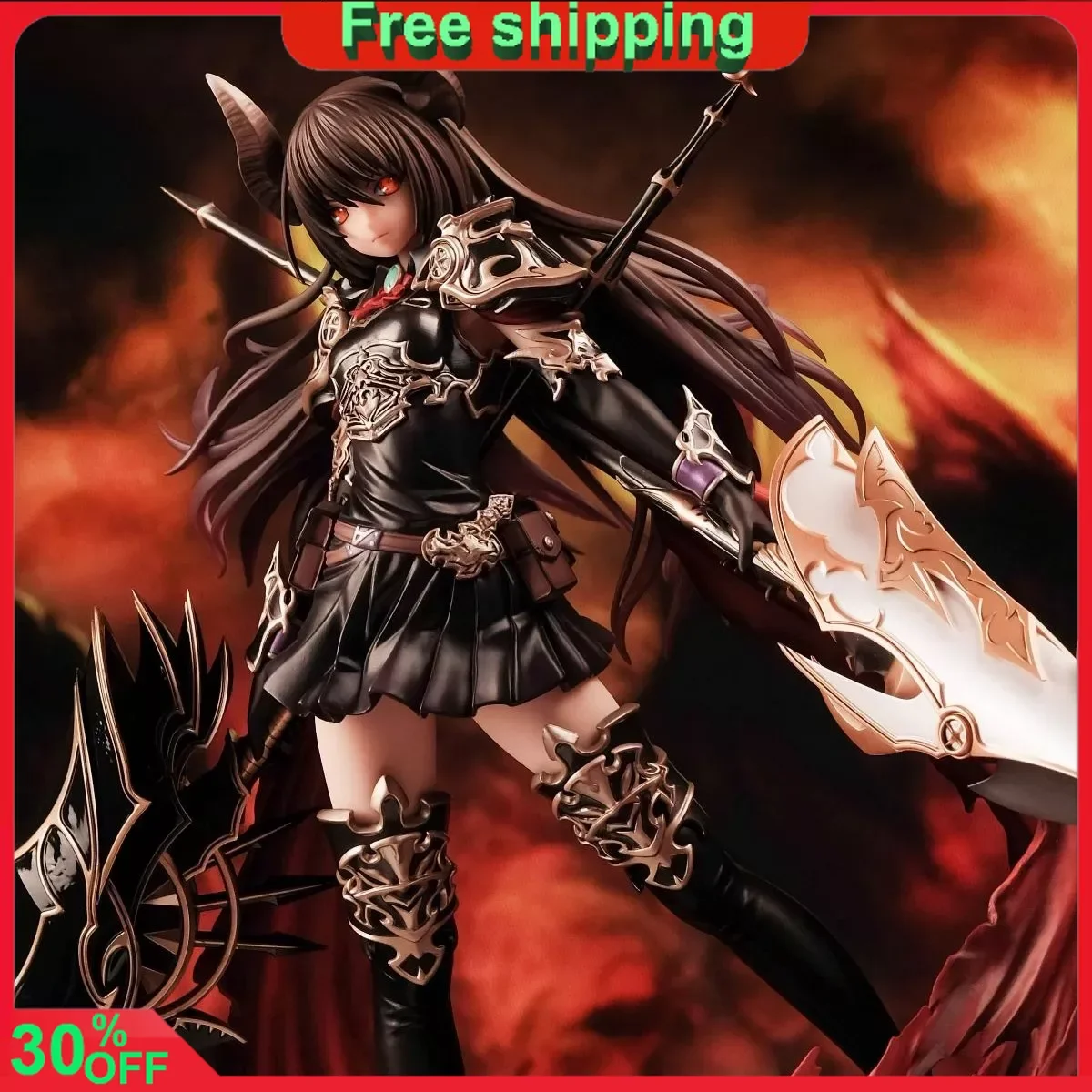 

Rage of Bahamut Dark Dragon Knight Game Figure Deardragoon Forte The Devoted Kotobukiya Action Figure PVC Model Doll Gift Toys