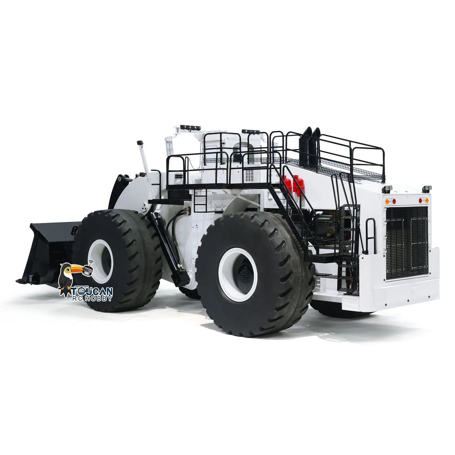 In Stock 1:14 L2350 Hydraulic RC Loader Heavy Duty Radio Control Construction Vehicle Earth Mover Light Sound Smoke Machine Toy 4