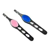 1Pc Women Trimming Eyebrow Clip Makeup Tools Stainless Steel Anti-slip  Handle Eyebrow Tweezers Flat Tip Brow Clips Beauty Tools 2