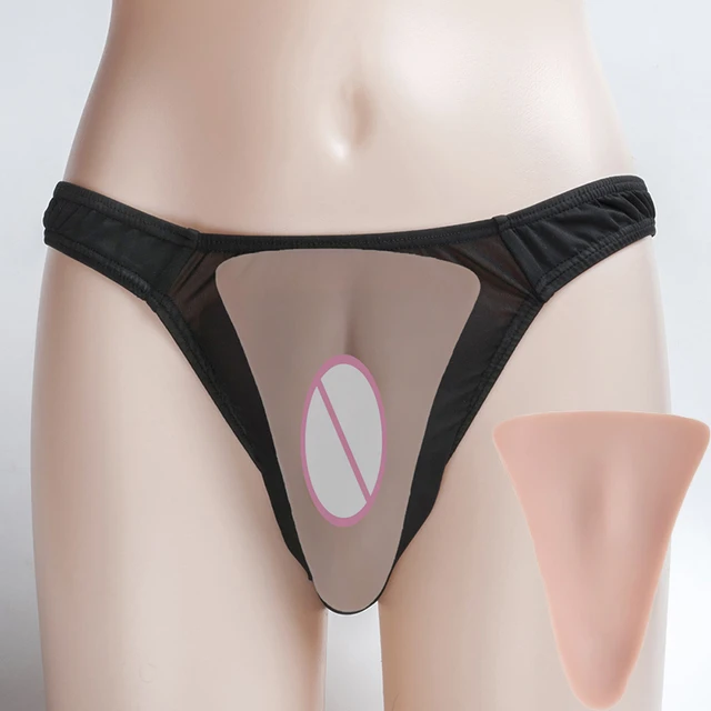 Camel Toe Panties With SILICONE Front For Men! Crossdresser, Transgender,  Drag