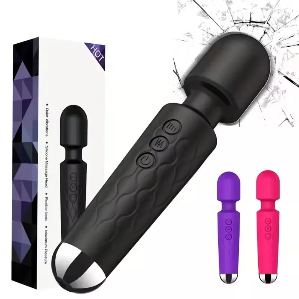 Leistungsstarke Klitoris-Vibratoren, USB-Aufladung, AV-Vibrator, Massagegerät, sexuelles Wellness, erotisches Sexspielzeug für Frauen, Produkt für Erwachsene, G-Punkt 1