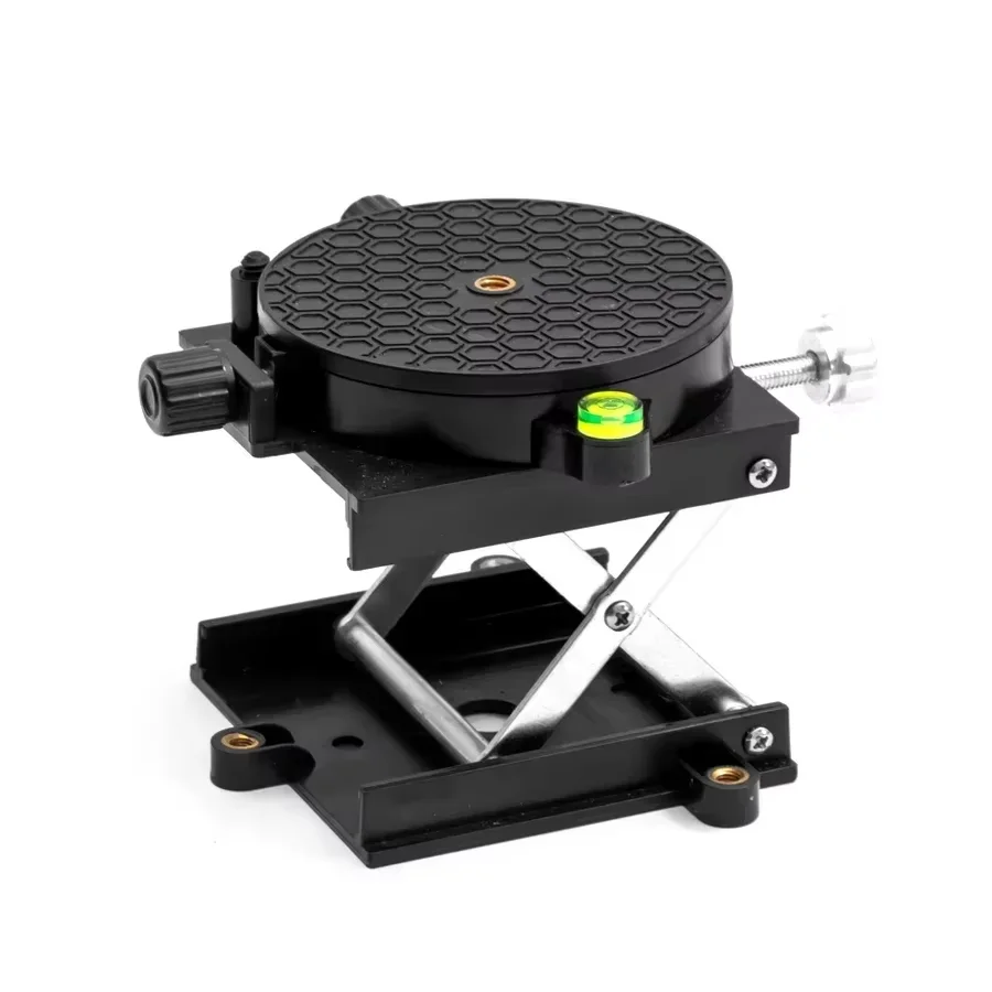 Laser Level 90*90MM Bracket Lab Lift Platform Universal 90mm Adjustable Lift Stand Rotatable