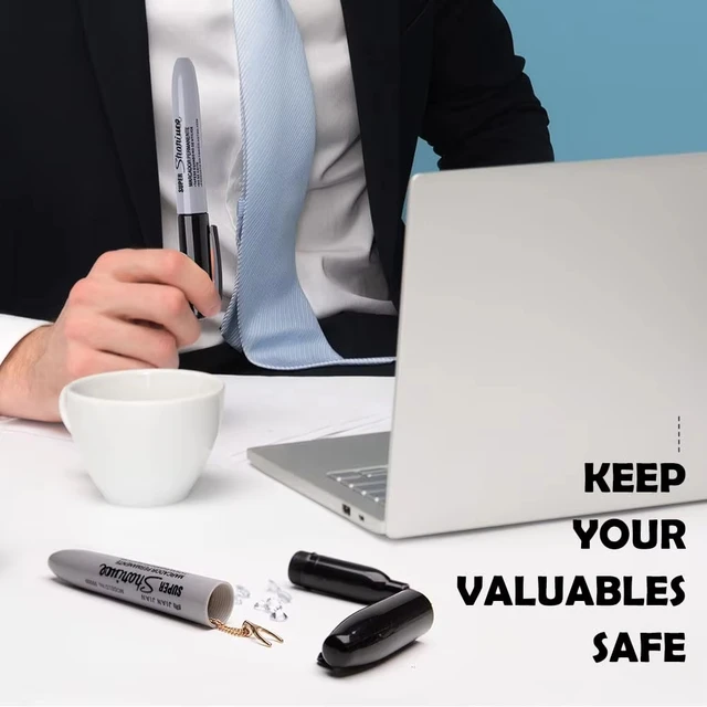 Durable Diversion Safe Marker Pen - Discreet Hidden Storage for Small Valuables - Perfect Fun Gift for Home & Dorm Decor 5