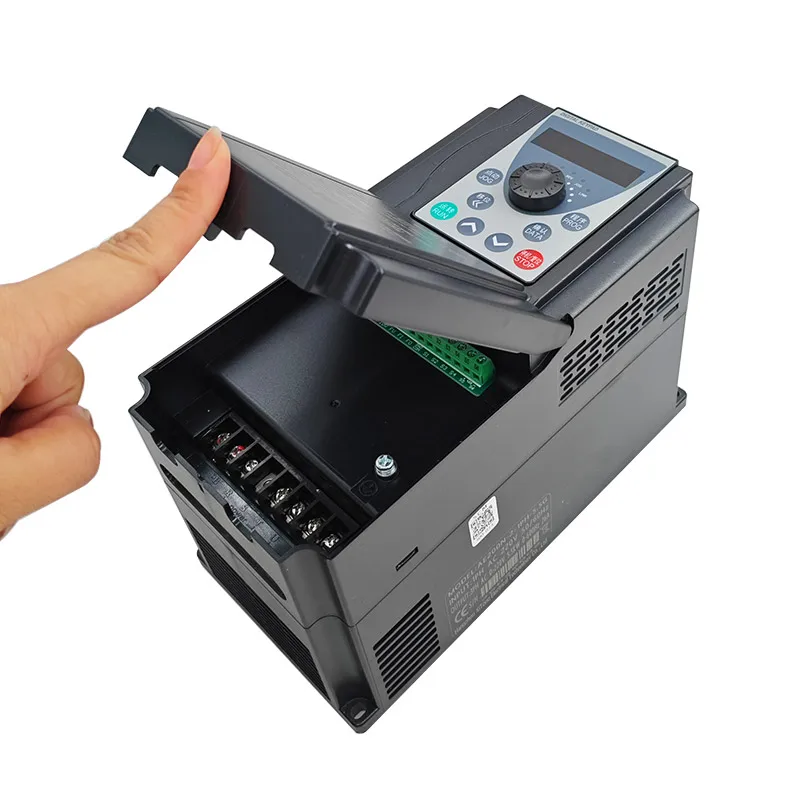 Convertitore di Frequenza VFD 5.5kw Monofase 220V 380V Trifase Inverter per Controllo Velocità Motore - immagine 5