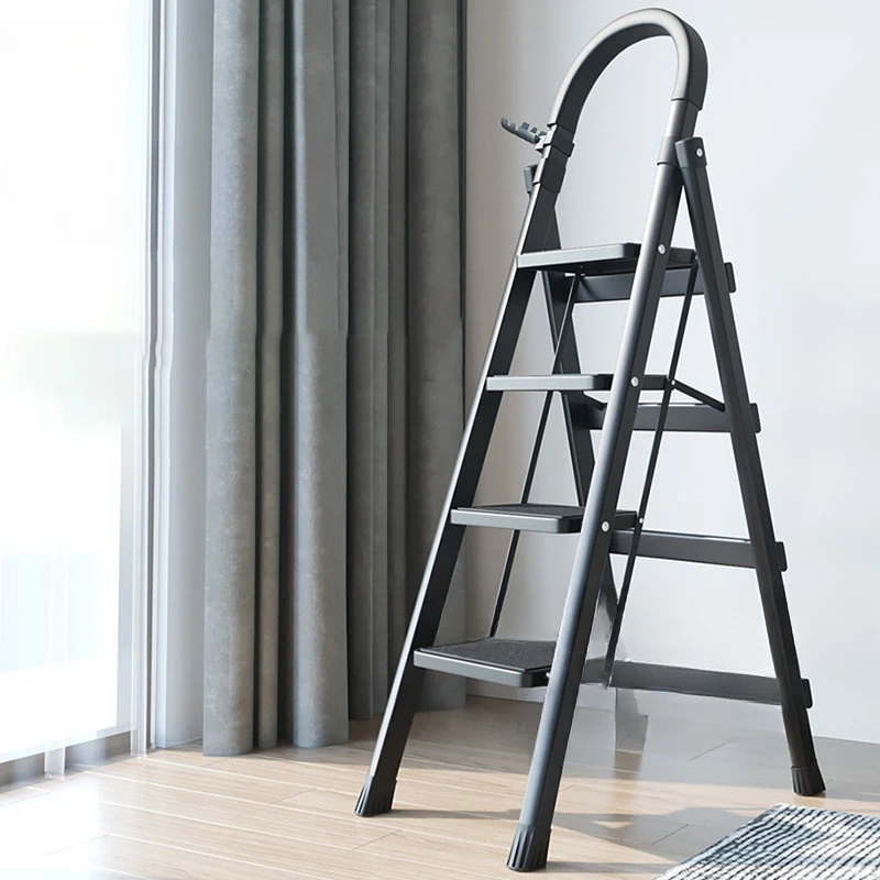 

Household Multi-functional Step Ladders Thickening Lifting Folding Aluminium Ladder Indoor Telescopic Ladder Herringbone Ladders