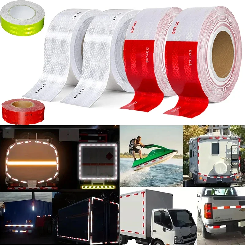 Adesivo Riflettente Camion Nastro Adesivo Riflettente Di Sicurezza - Foto 7