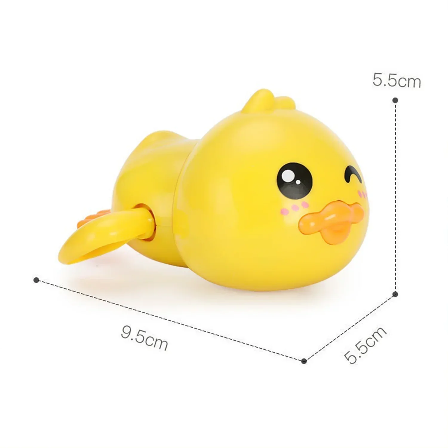 Baby bath toys for children water play small yellow duck swimming baby kids play with water duckling small turtle boys and girls