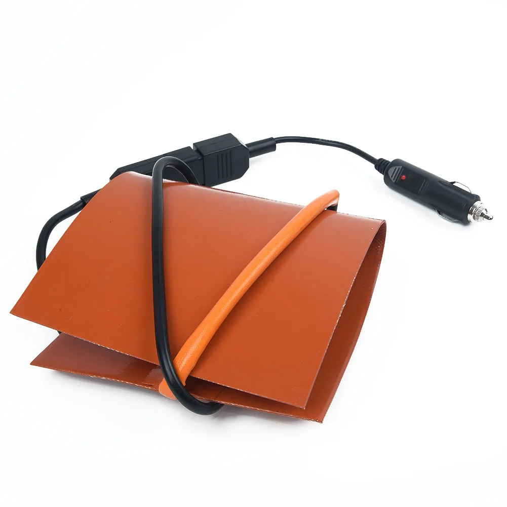Flexible Silicone heating Pad Food Heater Hot Pizza 100W 65 degrees Delivery Bag Mat Orange Temperature Useful