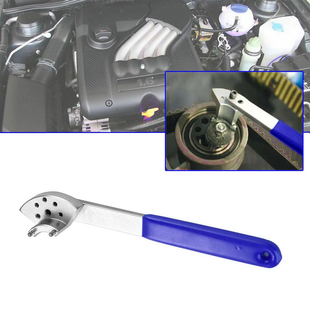 

Auto SUV Engine Timing Belt Tension Tensioning Adjustable Wrench Puller Repair Tool For VW Audi Skoda Auto Repair Garage Tools