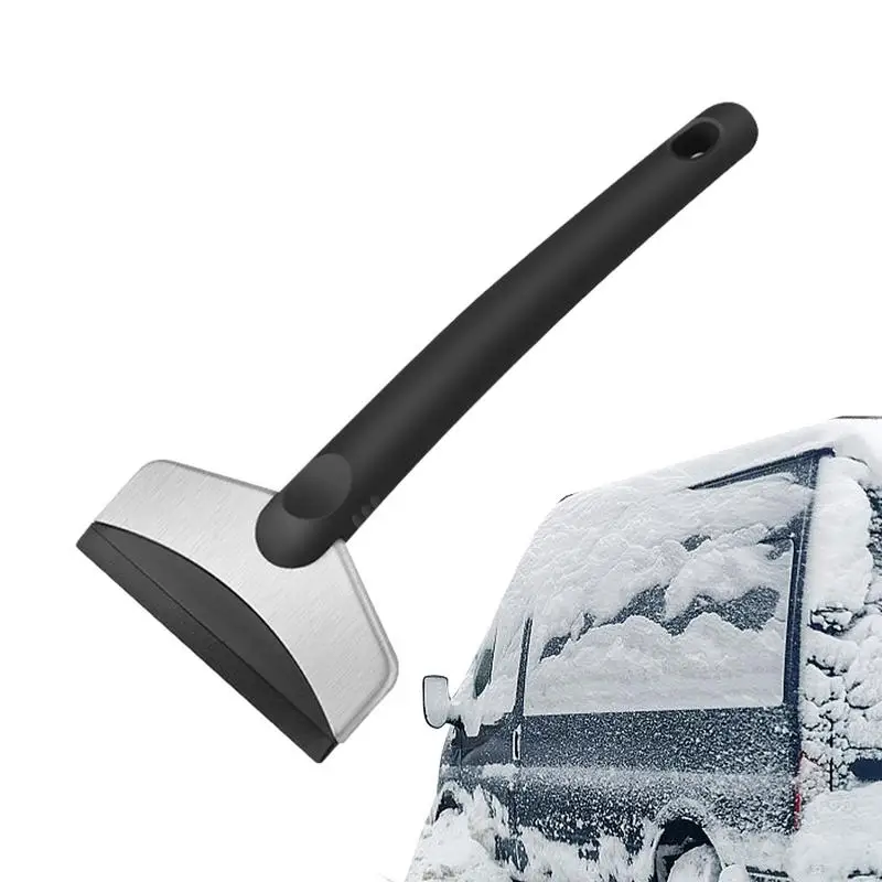 

Автомобильная лопата для снега, нескользящая универсальная лопата из нержавеющей стали с длинной ручкой, для грузовиков, внедорожников, для удаления мороза