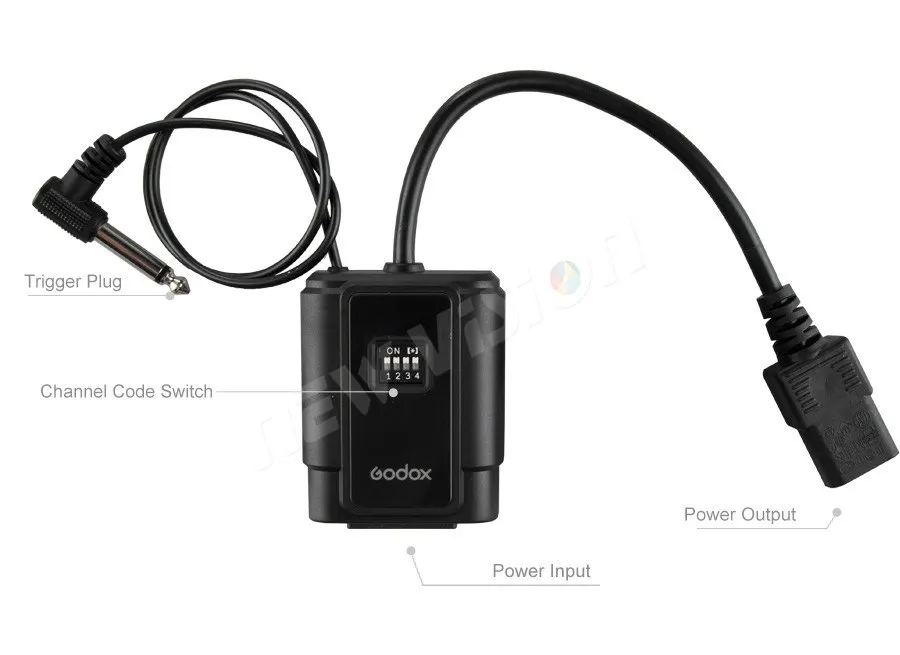 Godox DM-16 Channel Wireless Radio Remote Studio Flash Trigger For Canon Nikon O