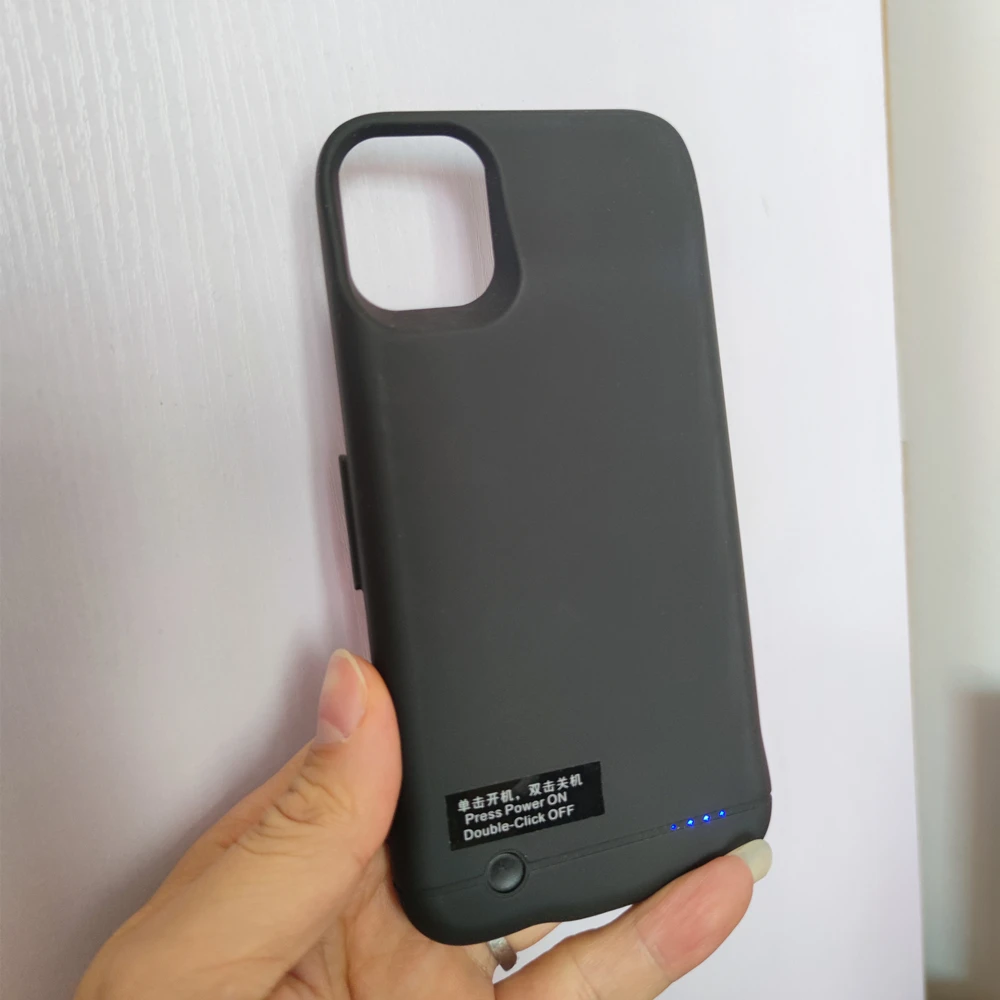 Coperchio Di Ricarica Della Batteria Per Custodie Per Batterie Iphone 11 Caricabatterie Portatile Da 5200Mah Custodia Esterna Per Banca Di Alimentazio