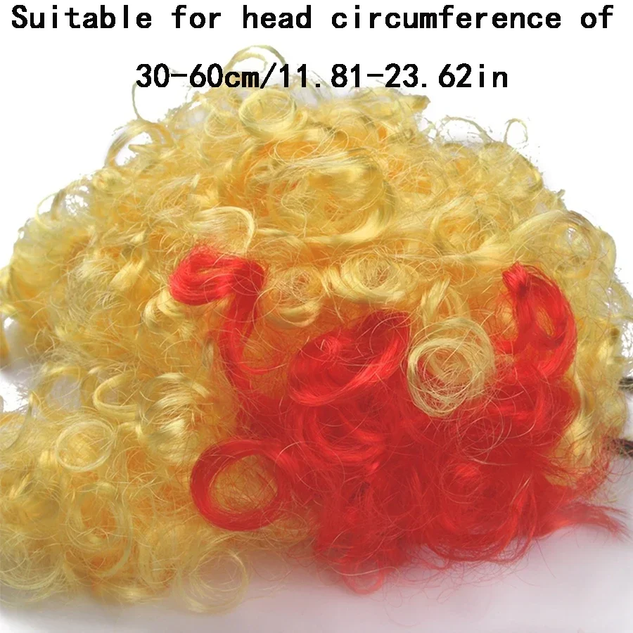 1pcs pet wig explosion head curly hair cat dog Halloween Christmas wig pet hair accessories