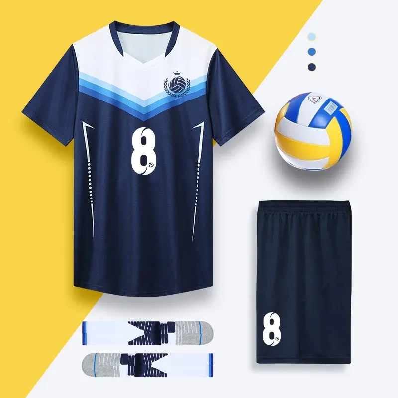 New Women's Volleyball Jersey Summer Sports Suit Men's Training Competition Airball Team Uniform Bulk Buy