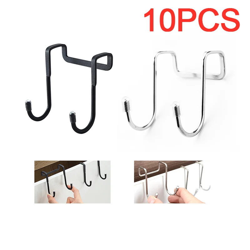 304 Stainless Steel Hook Free Punching Double S-Shape Hook Kitchen Bathroom Cabinet Door Silvery Type Coat Towel Storage Hanger 304 Stainless Steel Hook Free Punching Double S-Shape Hook Kitchen Bathroom Cabinet Door Silvery Type Coat Towel Storage Hanger