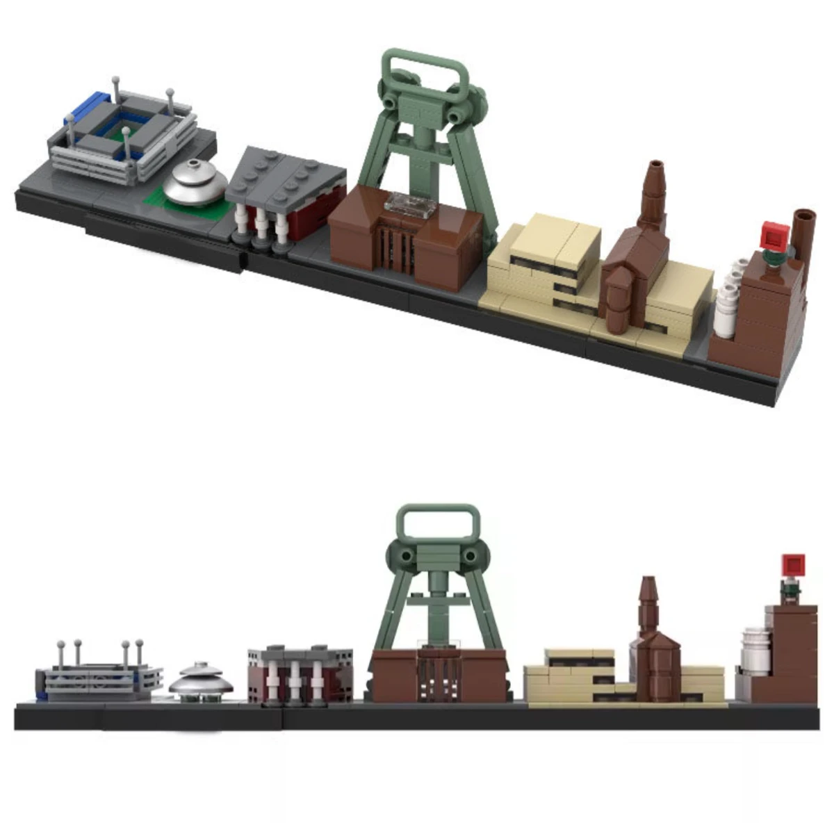 Landmark Architecture Germany Industrial City Building Blocks Toy_voghion.com