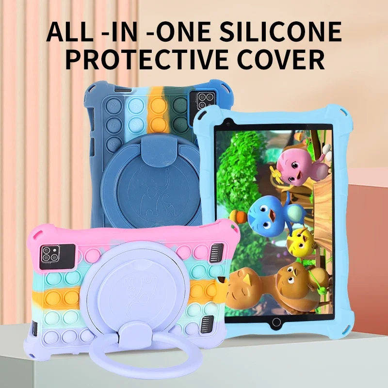 8 Inch Android kids tablet pc for children learning kids' tablets tablette with colorful silicon cases