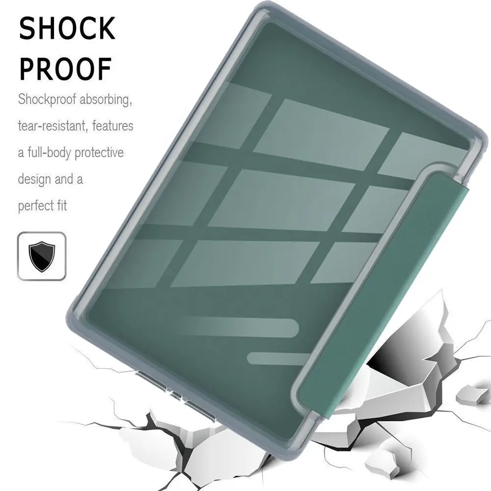 Premium Shockproof Leather E-Reader Case with Auto Wake/Sleep Function - 6 Inch
