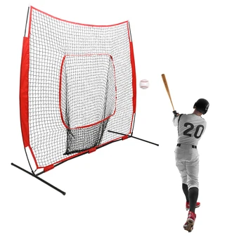 Baseball Softball Hitting Pitching Net Baseball Backstop Practice Net for Pitching Batting Catching Indoor Outdoor with CarryBag 2
