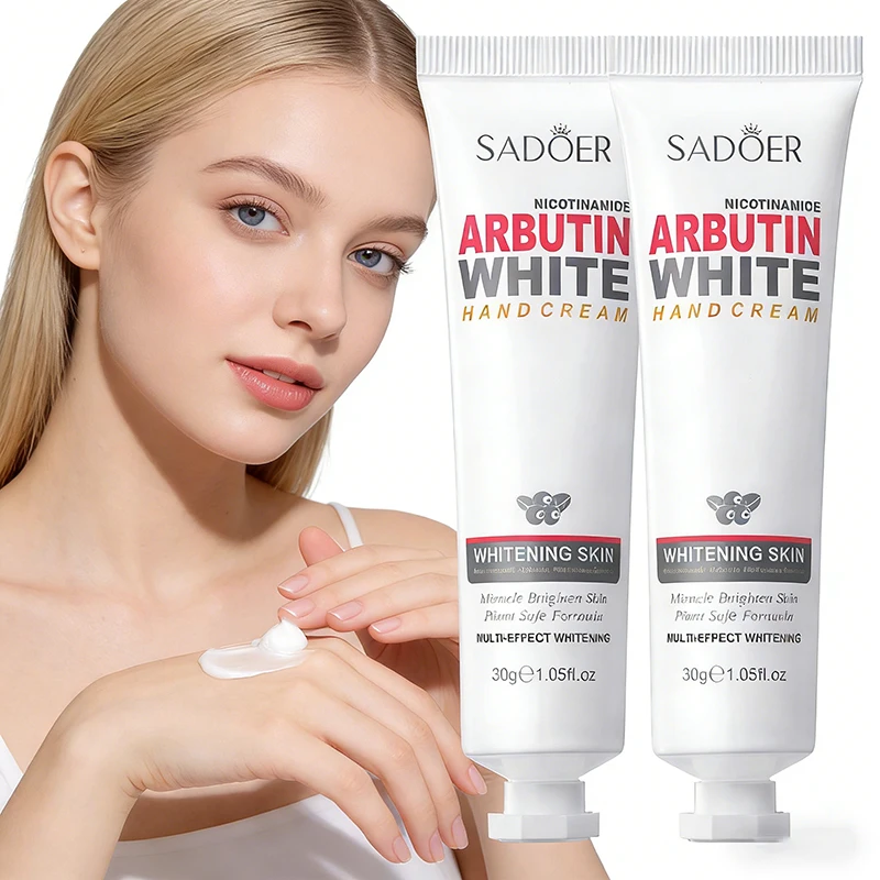 Niacinamide Arbutin Hand Cream Moisturizing Nourishing Anti Dry Crack Hydrating Hands Skin Care 1/2pcs
