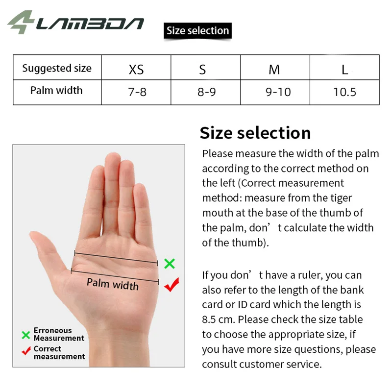 LAMEDA Winter Cycling Gloves Windproof Warm Men's Touch Screen Cycling Gloves Full Finger Mountain Road Bike Cycling Equipment 6