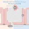 16 Panels Baby Safety Playpen Kids Safety Activity Play Center w/ Drawing Board 6