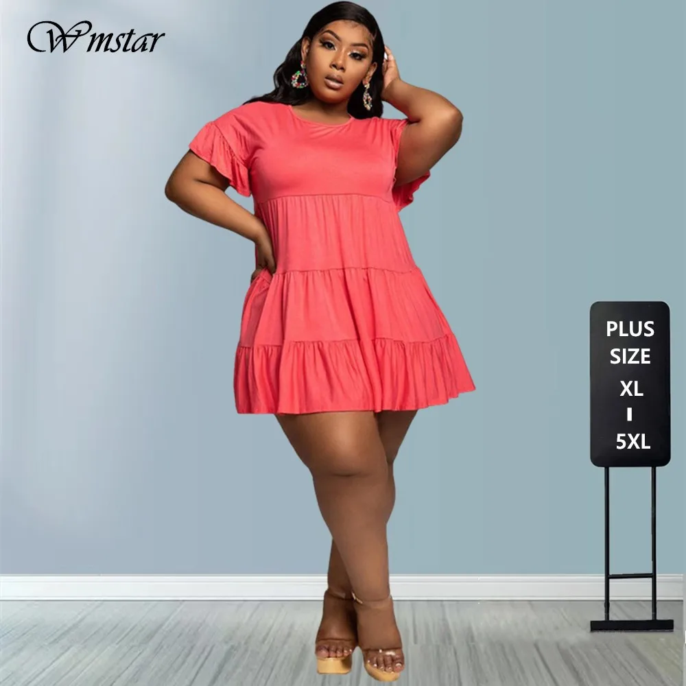 Women Dresses Summer 2021 Plus Size 5xl 