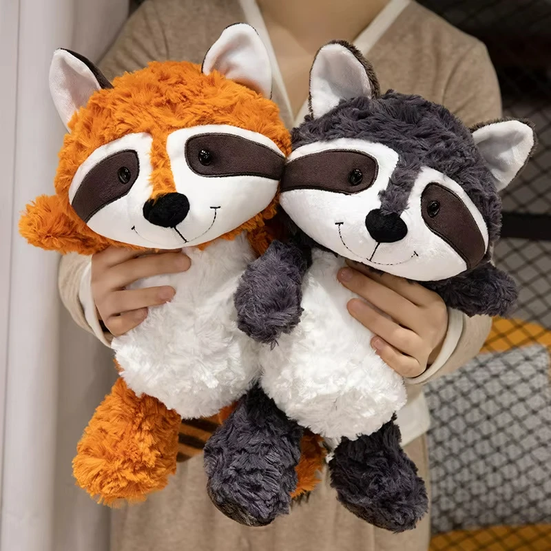 25cm Cute Raccoon Plush Toys Simulation Northern Raccoon Stuffed Doll Animal Children Lovely Birthday Christmas Gifts