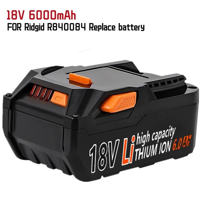 Ridgid 18 Volt Battery Replacement  Batteries Ridgid Power Tools - 18v  6.0ah - Aliexpress