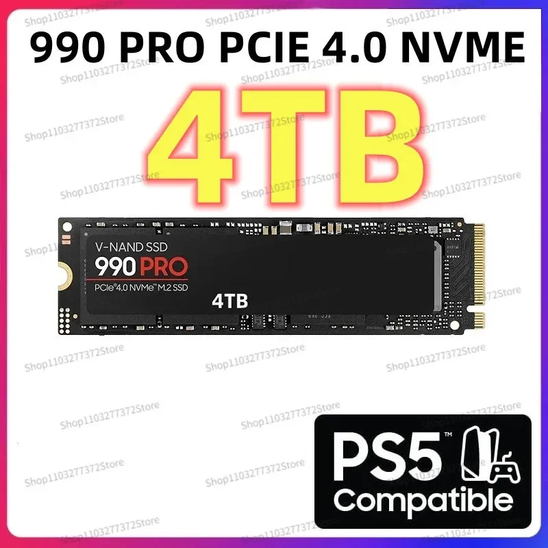 2024  NVME M2 990 PRO SSD 1TB 2TB 4TB 8TB 2280 PCIe Gen 5.0 ϵ ũ, ÷̼̽ 5 Ʈ PS4   ָ Ʈ