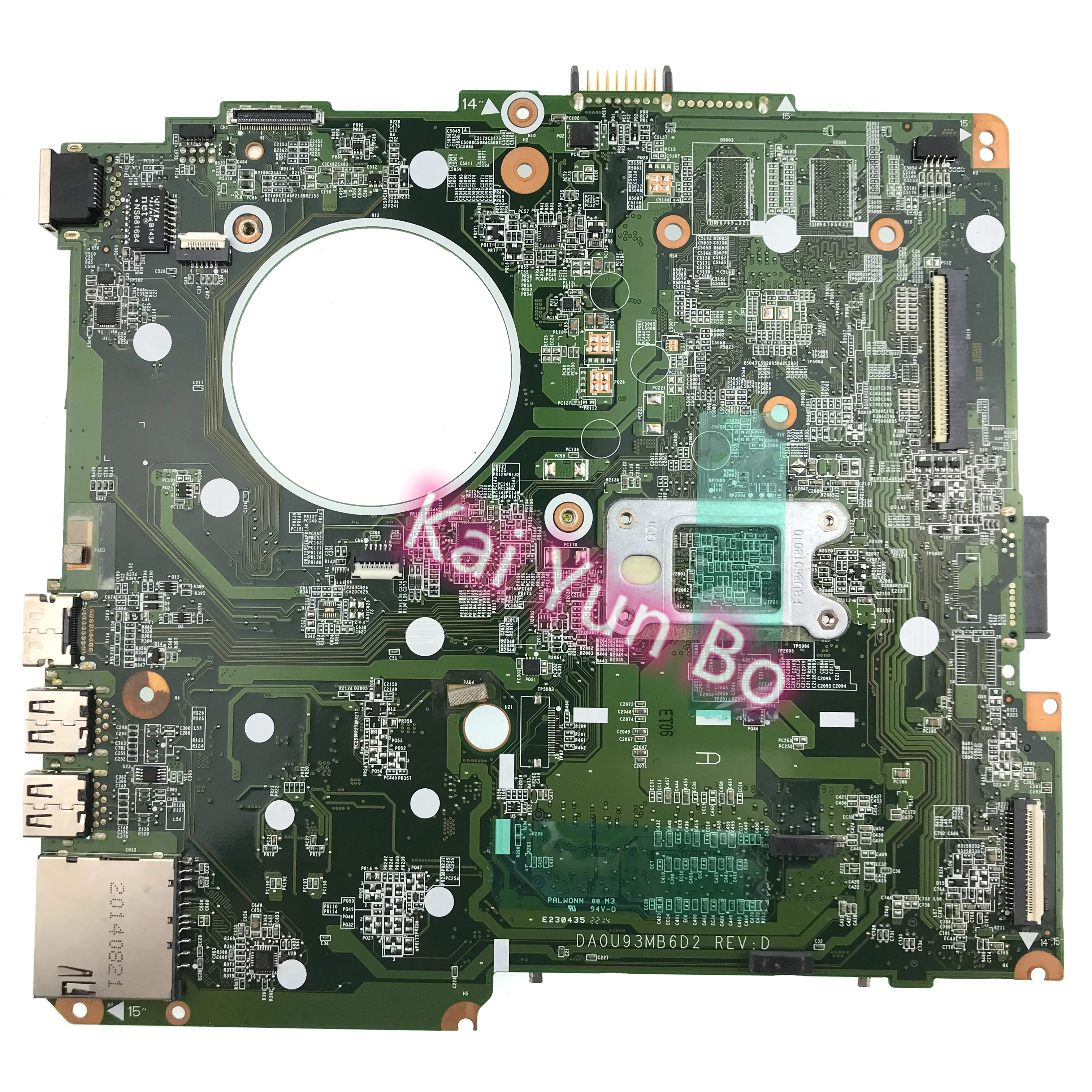 Placa-mãe do Portátil para hp Pavilion 785293501 785292-501 739655-501 734444-501 Da0u93mb6d2 Da0u93mb6d0 U93 w e1 a4 a6 - Imagem 3