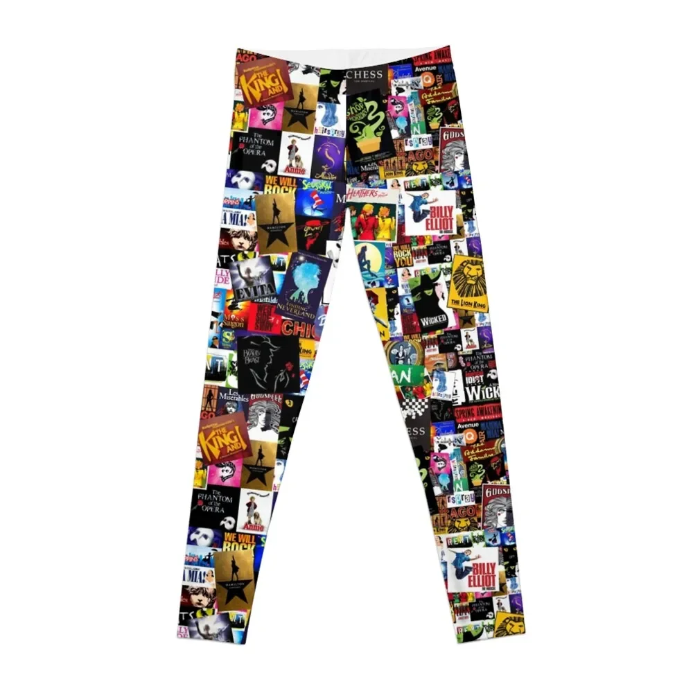 

Musicals Collage IV Original Leggings sport pants Fitness's gym clothes Women's trousers Womens Leggings