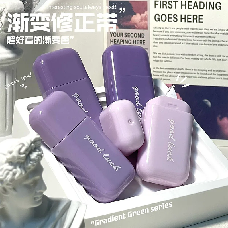 4 Pcs Gradient White Out Correction Tape Student Prize Stationery Back To School Supplies Back To School