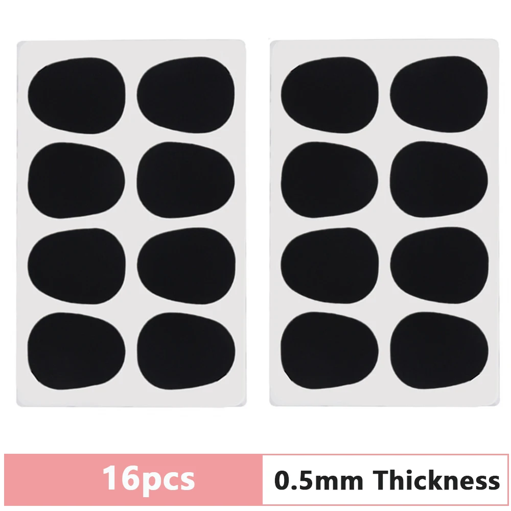 8pcs/16pcs Saxophone Accessories Standard 0.5mm/0.8mm Alto Tenor Saxophone Mouthpiece Cushions Pads
