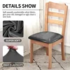 Dining Room Chair Seat Covers Removable Washable Elastic Cushion Covers For Upholstered Dining Chair 4
