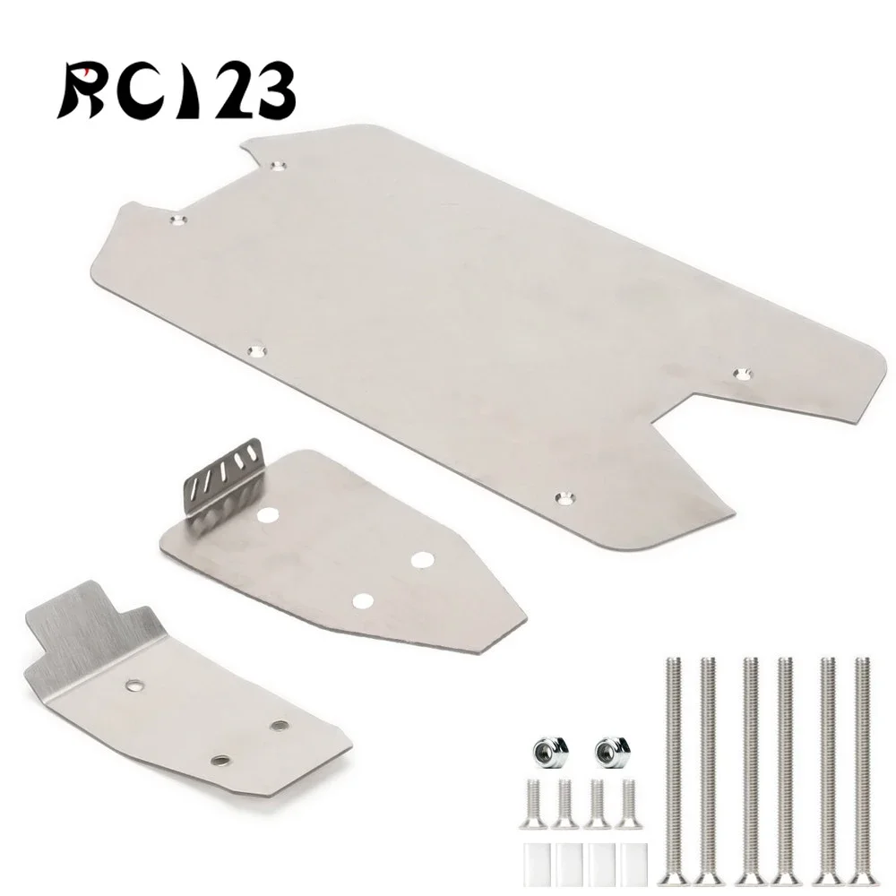 

1:10 Stainless Steel Chassis Armor Skid Plate Guard for Arrma 3S SENTON scale regular