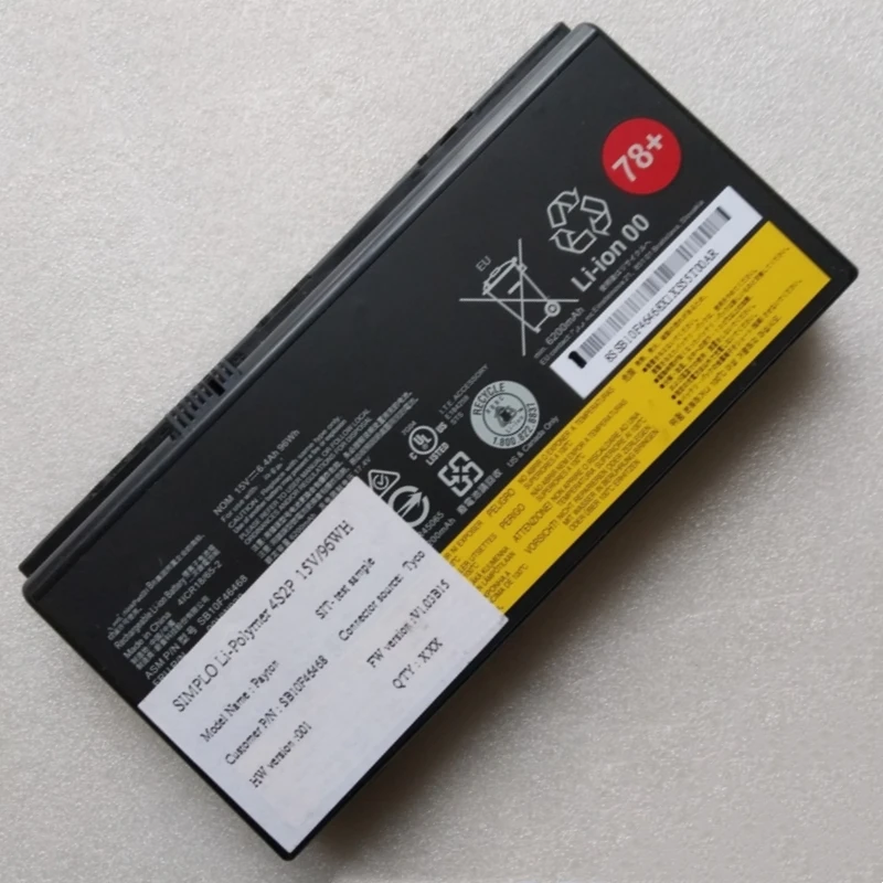 Bateria do Portátil para Lenovo Thinkpad 15v 78 Mais 78 ++ Sb10f4646468 00hw030 01av451 P70 P71 P72 20es 20er003nge 20er000ege 20hka001cd