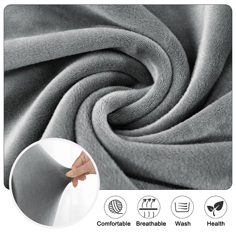 1/2/3/4 Seater Velvet Sofa Covers Stretch Couch Cover Thicken Adjustable Sofa Cover Slipcover Protector Armchair Covers For Home 4