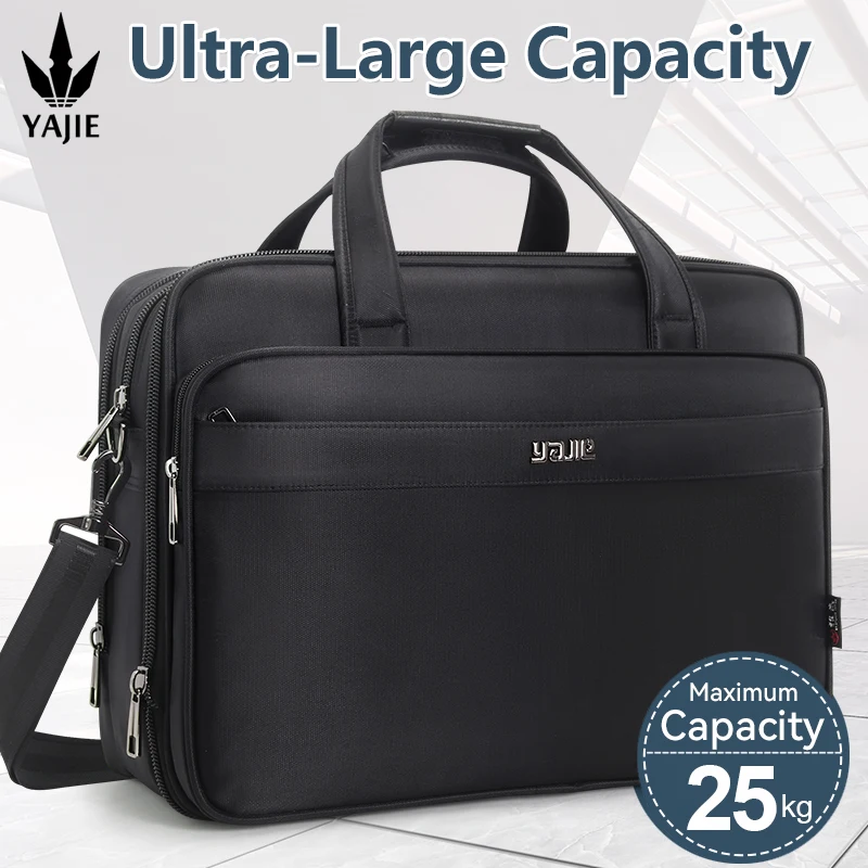 Large Capacity Briefcase Bag Men Business 15.6 inch 17 inch 19 Laptop Shoulder Bags Canvas Handbags Notebook leather briefcase canvas shoulder bag canvas briefcase
