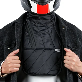 Winter Keeping Warm Neck Scarf Motorcyclist Rider Chest Neck Protector Windproof Warmer Scarf Bibs Motorcycle Thermal Collar 2