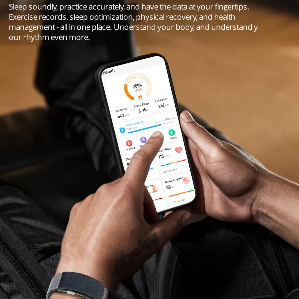 VALDUS 2026 Neues VITRO Smart-Armband ohne Bildschirm: EKG, SOS-Herzfrequenzmessung, Blutdruckmessung, Sport und Fitness – wasserdicht, bildschirmlos_voghion.com