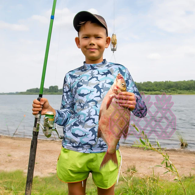 Fishing Clothing Child Uv Sun Protection Upf 50+ Fishing Shirts