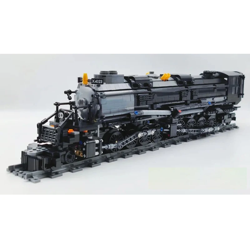 

In stock JieXing Vintage The Bigboy Steam Locomotive Model 1608 pcs Building Blocks Bricks Toy Christmas Birthday Gift for kid